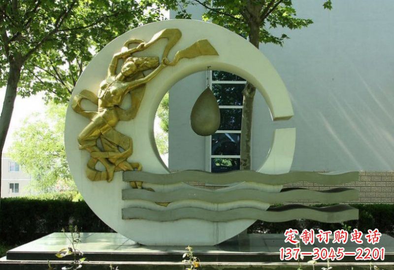 南京不锈钢嫦娥奔月雕塑