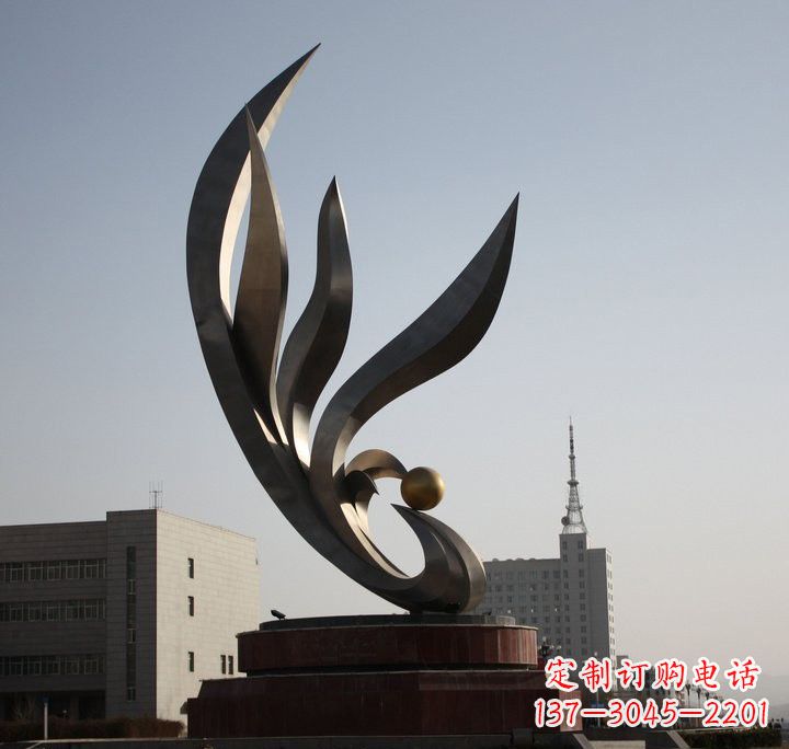 南京不锈钢凤凰雕塑传承凤凰文化的艺术精品