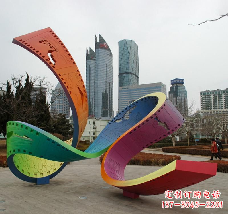 南京精美的不锈钢城市景观雕塑