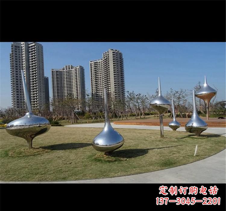 南京不锈钢城市水滴雕塑