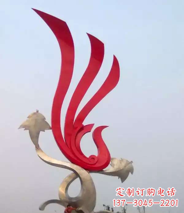 南京不锈钢城市铁艺凤凰雕塑