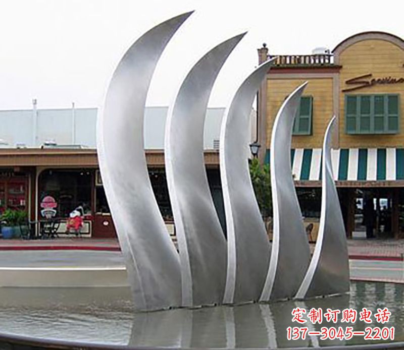 南京不锈钢翅膀雕塑