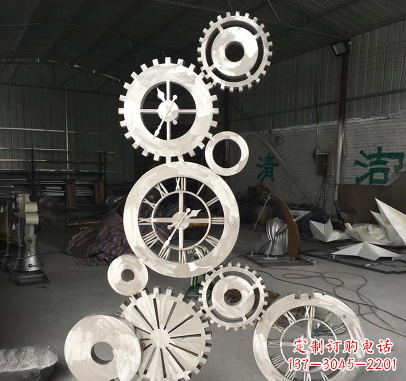 南京齿轮雕塑精致细腻的艺术品