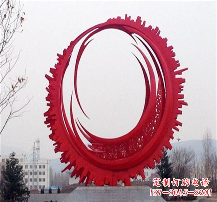 南京不锈钢抽象齿轮雕塑