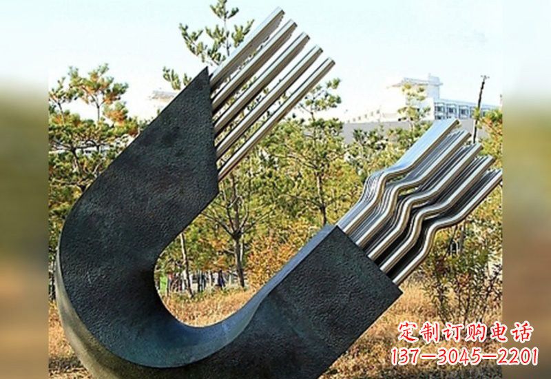 南京不锈钢磁铁雕塑绚丽多彩的艺术珍品