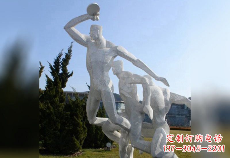 南京精致的乒乓球雕塑