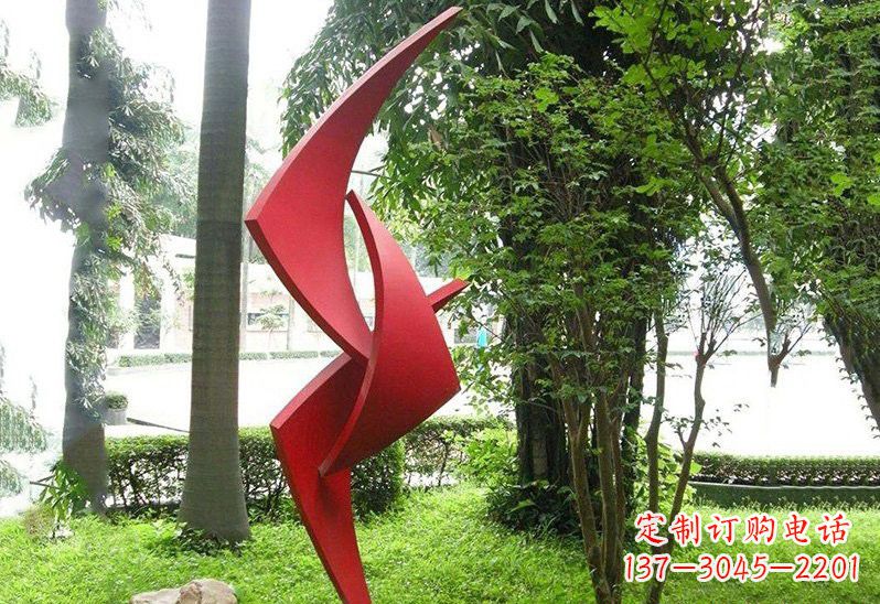 南京不锈钢抽象的风车雕塑