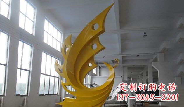 南京不锈钢凤凰雕塑——给生活添彩