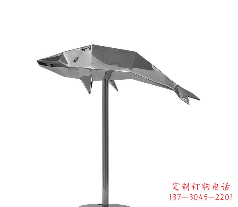 南京不锈钢海豚雕塑