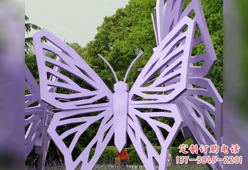 南京不锈钢蝴蝶雕塑美丽永恒