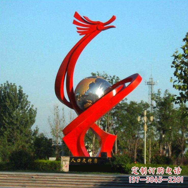 南京不锈钢创意龙形景观雕塑——点缀城市园林公园广场