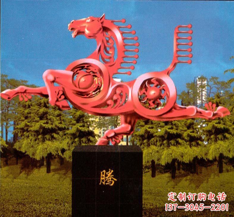 南京精美不锈钢马雕塑
