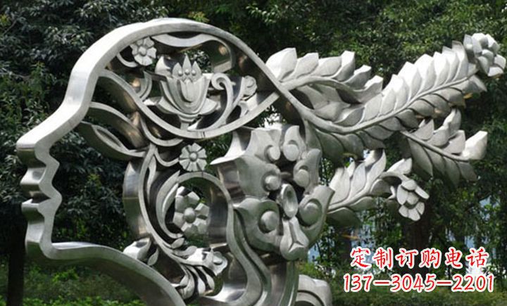 南京不锈钢头像雕塑——精美绝伦