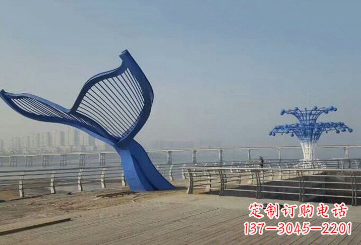 南京不锈钢鲸鱼雕塑