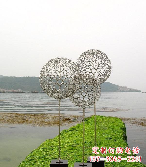 南京不锈钢蒲公英雕塑抽象美的象征