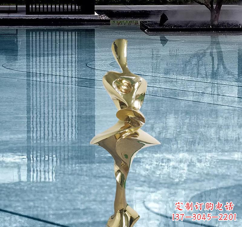 南京不锈钢材质的人体雕塑