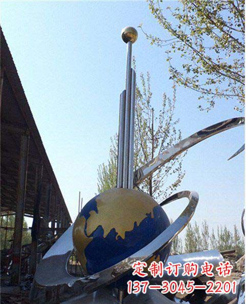 南京精致的不锈钢地球雕塑