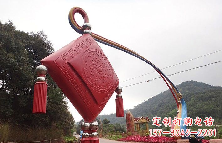 南京精美不锈钢拱门雕塑