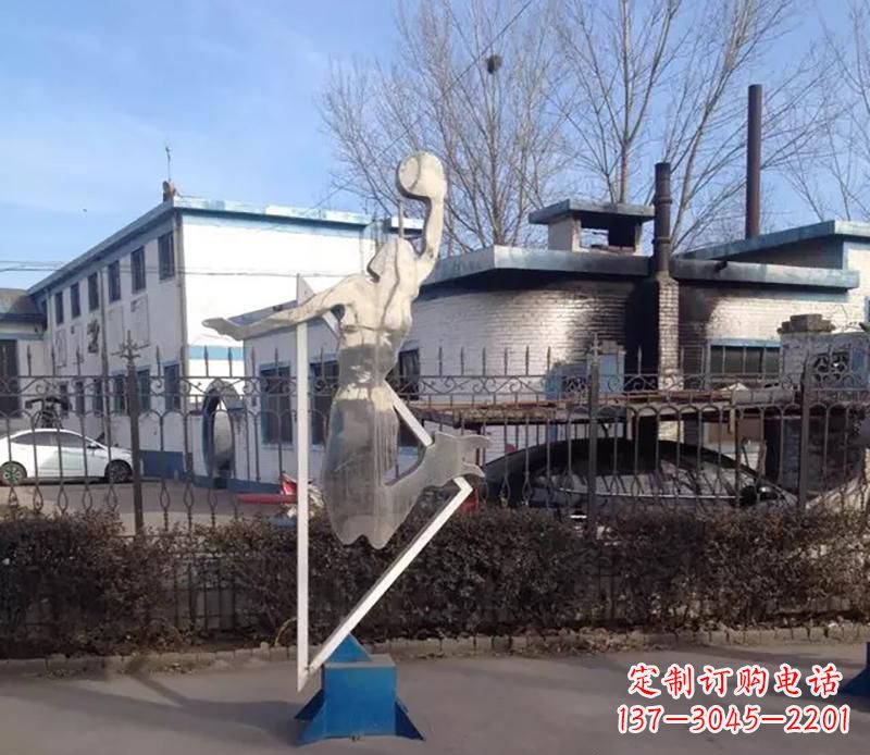 南京不锈钢打高尔夫雕塑