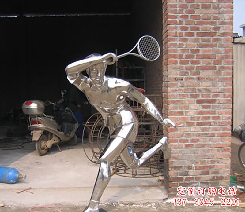 南京不锈钢羽毛球雕塑