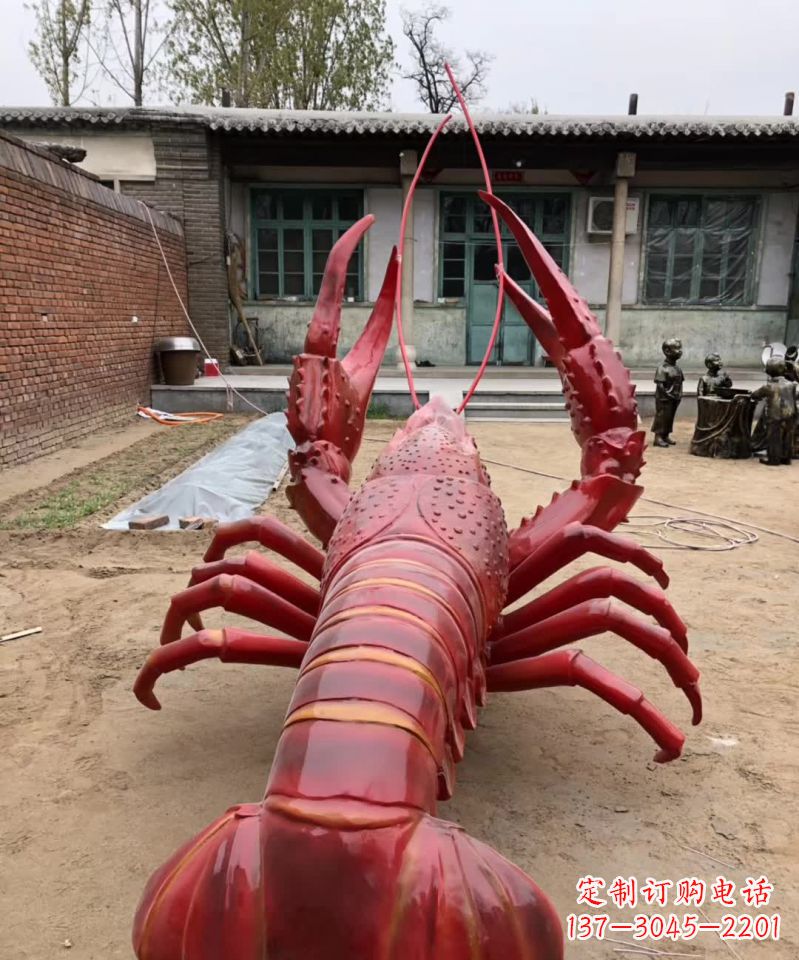 南京不锈钢大龙虾雕塑雕塑之美