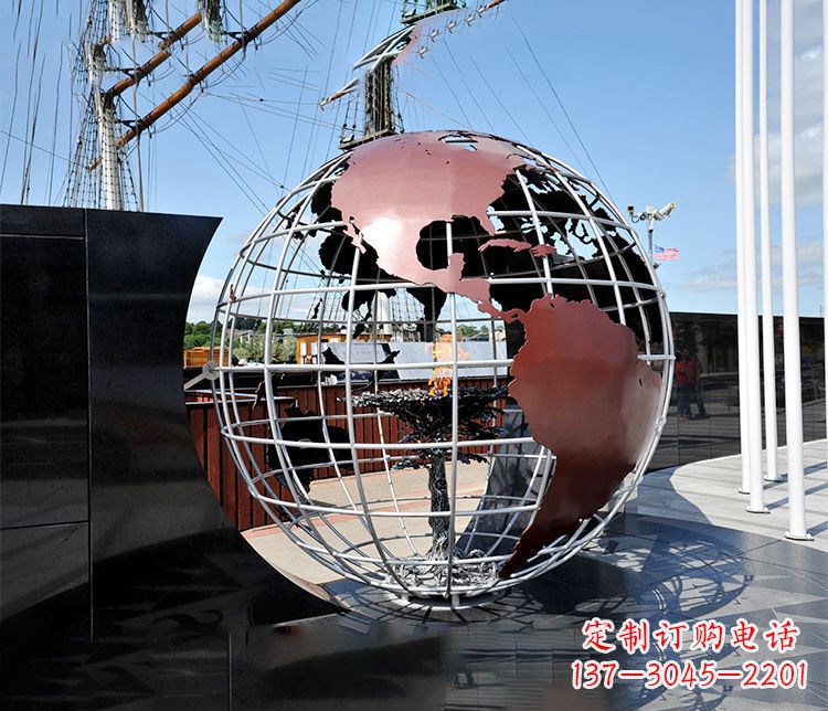 南京不锈钢大型地球仪雕塑
