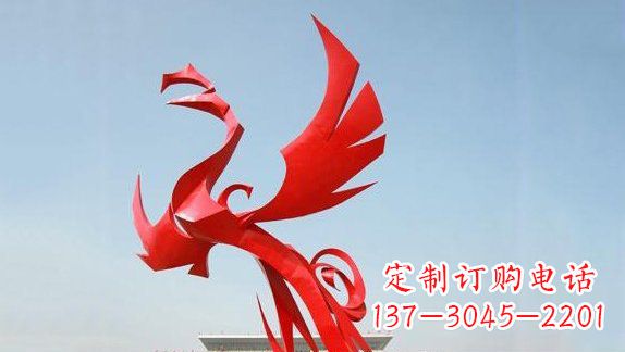 南京不锈钢凤凰雕塑