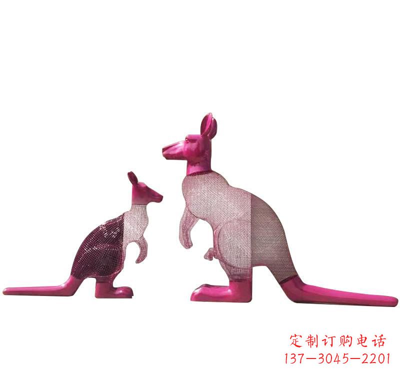 南京不锈钢袋鼠雕塑——传承澳大利亚文化