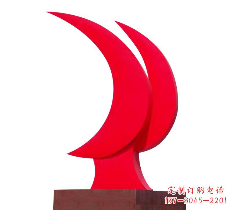 南京不锈钢党旗雕塑——传承中华文化精神