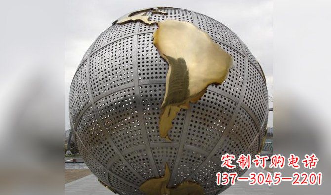南京不锈钢地球雕塑传承人类文明的精神象征