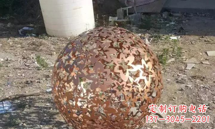 南京不锈钢地球仪雕塑精美的艺术装饰