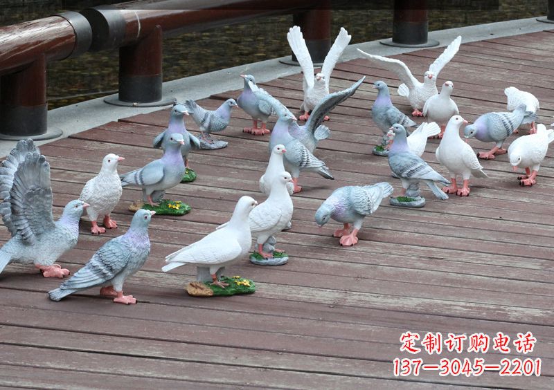 南京不锈钢雕塑鸽子