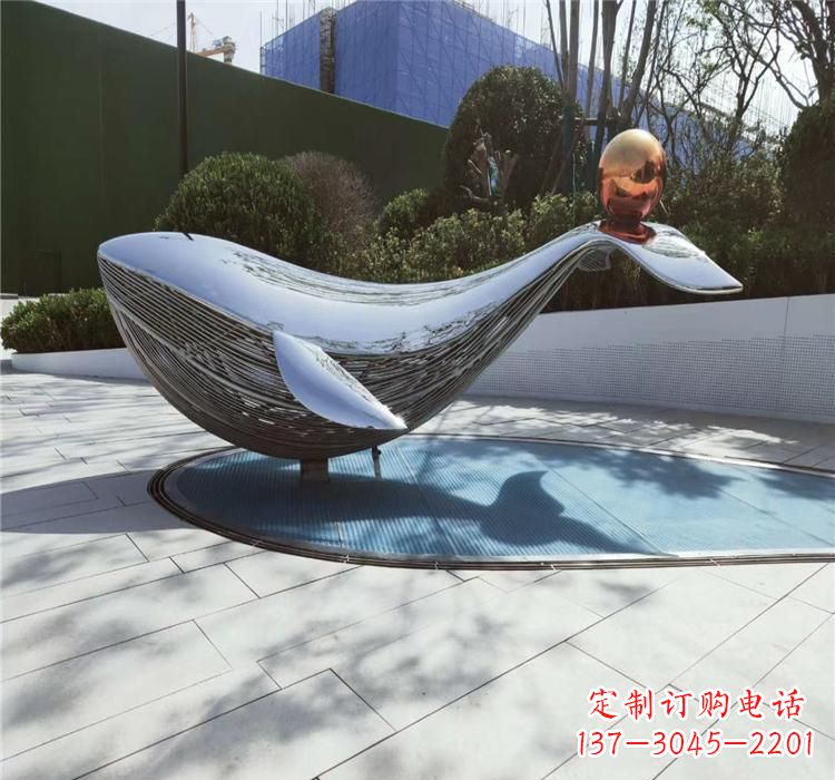 南京不锈钢海豚雕塑艺术与科技的完美结合