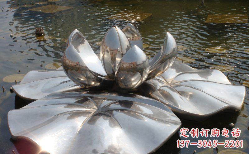 南京不锈钢锻造莲花雕塑