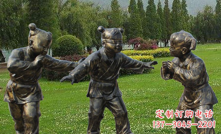 南京儿童的心灵世界——不锈钢儿童雕塑