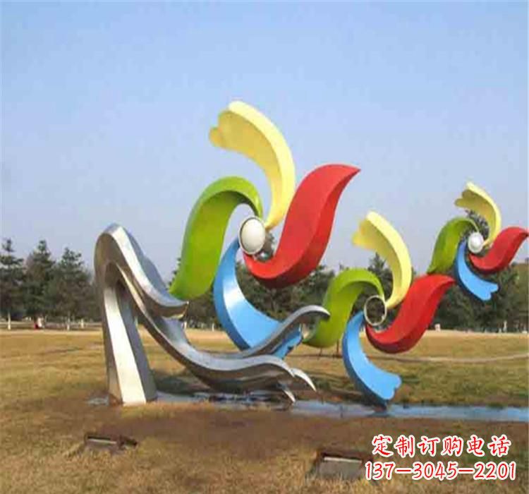 南京不锈钢风车雕塑绚丽多彩的艺术精品