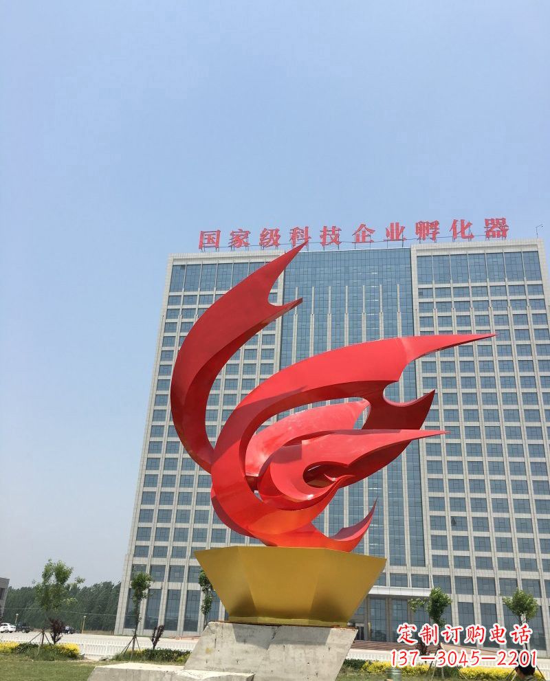南京不锈钢凤凰雕塑222