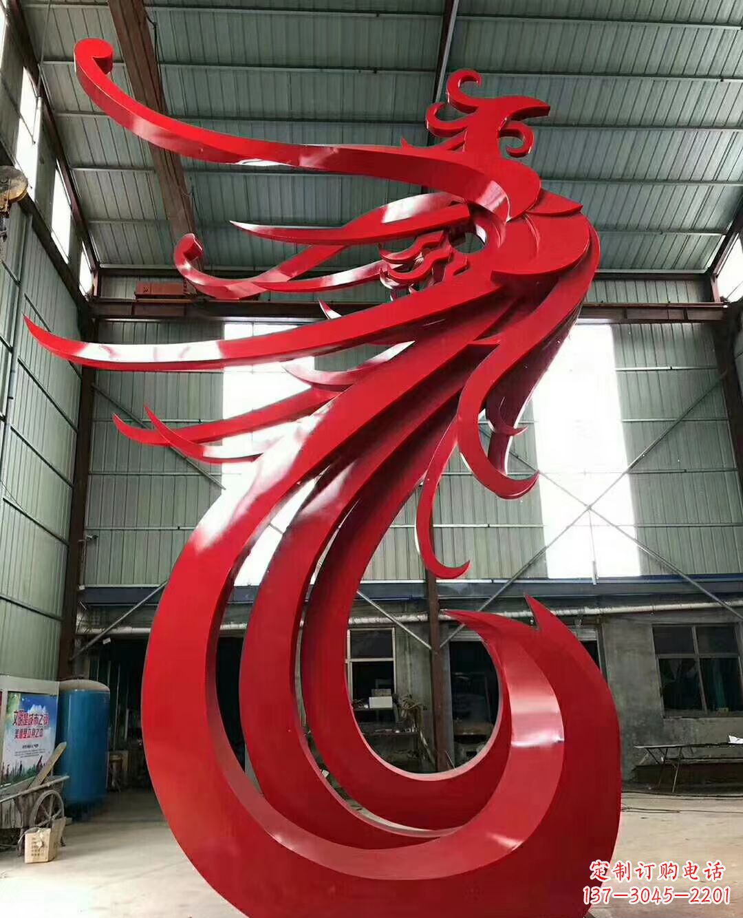 南京不锈钢凤凰景观雕塑广场公园动物雕塑