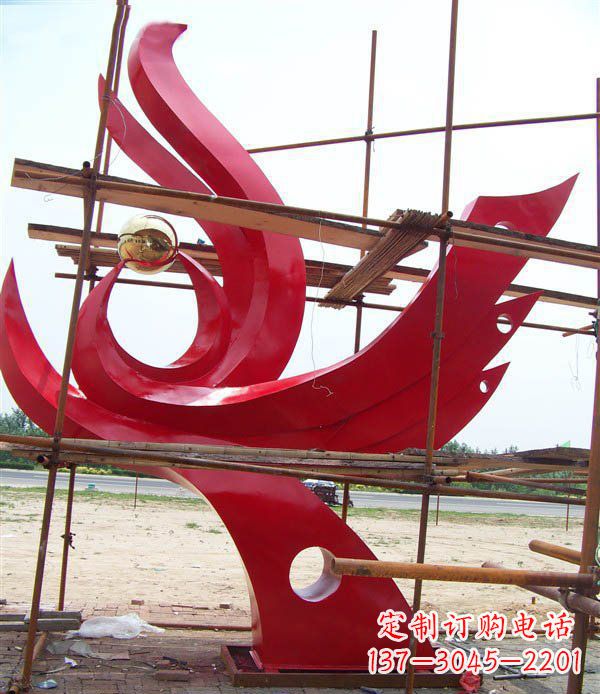 南京凤凰展翅高飞——不锈钢凤凰明珠广场景观雕塑