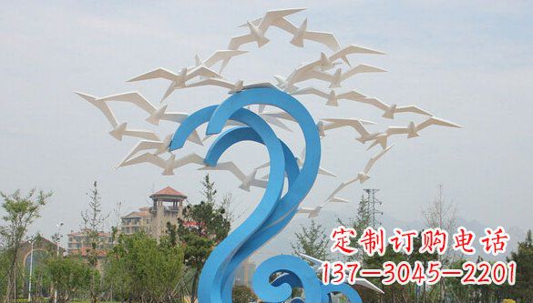 南京鸽子雕塑不锈钢的象征