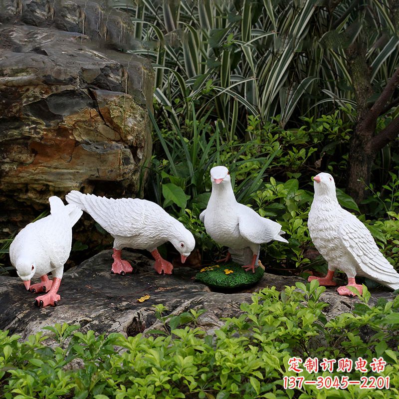 南京不锈钢鸽子立体雕塑精美雕塑点缀美好生活
