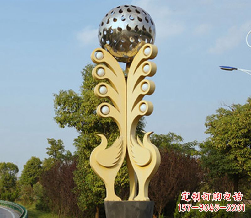 南京不锈钢公鸡抽象雕塑