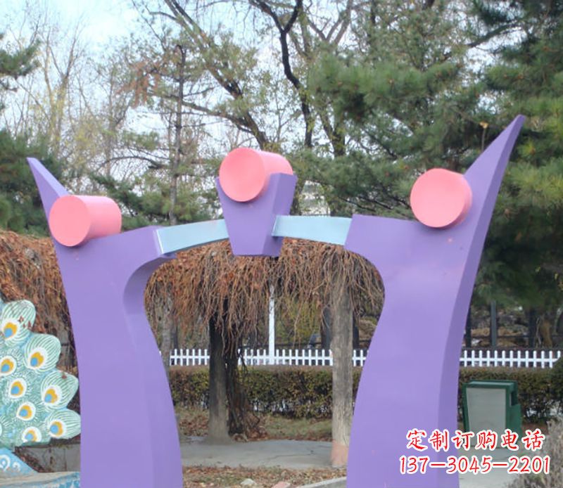南京不锈钢拱门雕塑精美艺术品