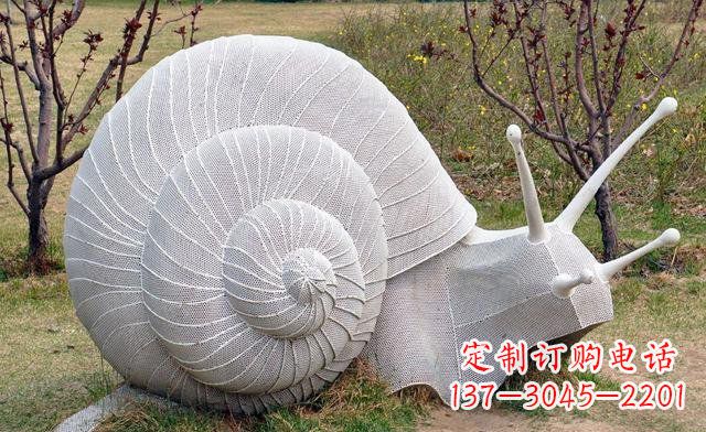 南京不锈钢蜗牛雕塑——让艺术与自然相结合