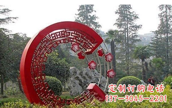 南京不锈钢公园圆环雕塑——精美的艺术瑰宝