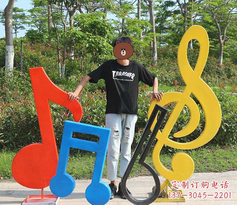 南京不锈钢公园音符雕塑——精美绝伦