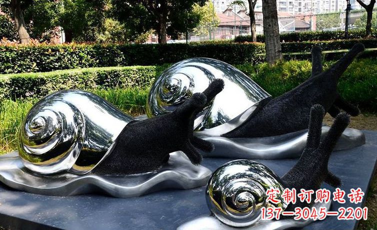 南京不锈钢蜗牛缔造美丽园林