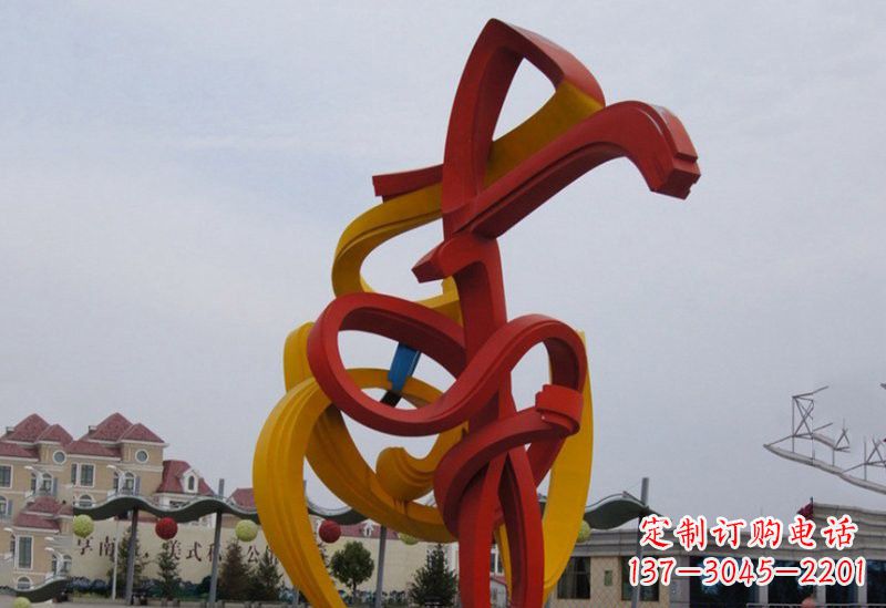 南京不锈钢音符雕塑美妙的视觉音乐