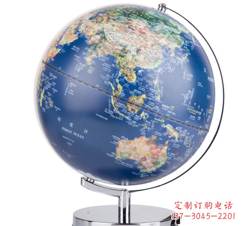 南京不锈钢广场地球仪雕塑