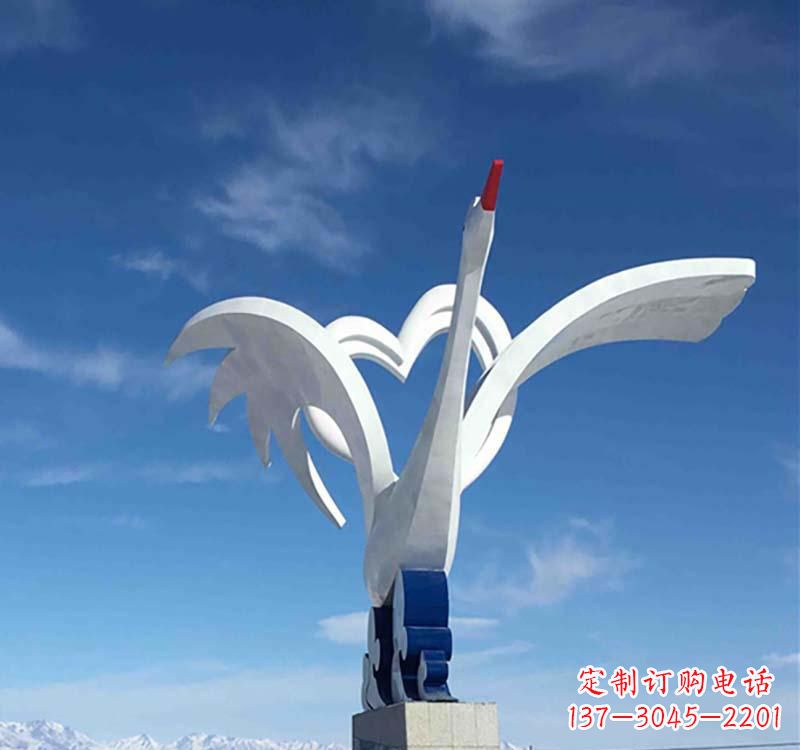 南京仙鹤雕塑传承中国传统文化